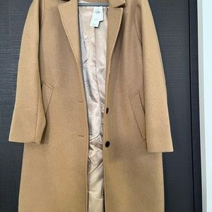 Abercrombie and Fitch camel color driving coat. Light weight. New with tags